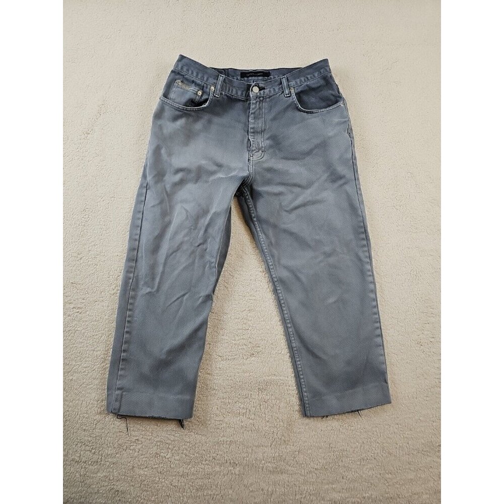 Calvin Klein Jeans Men's Size 34x30 Easy Fit Straight Leg Gray Wash Inseam 23 In